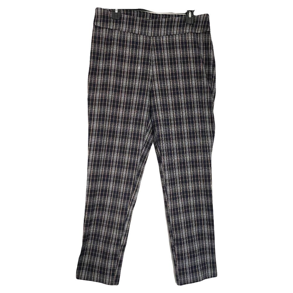 COUNTERPARTS Plaid Pull On Pants